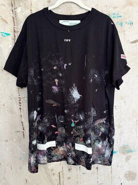 Off-White Seeing Things Washed T-Shirt in Black